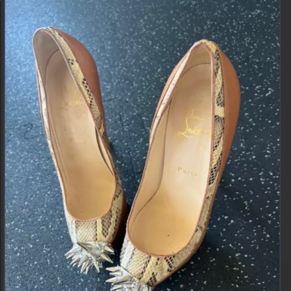 Christian Louboutin Asteroid Spikes Platform, As good as new